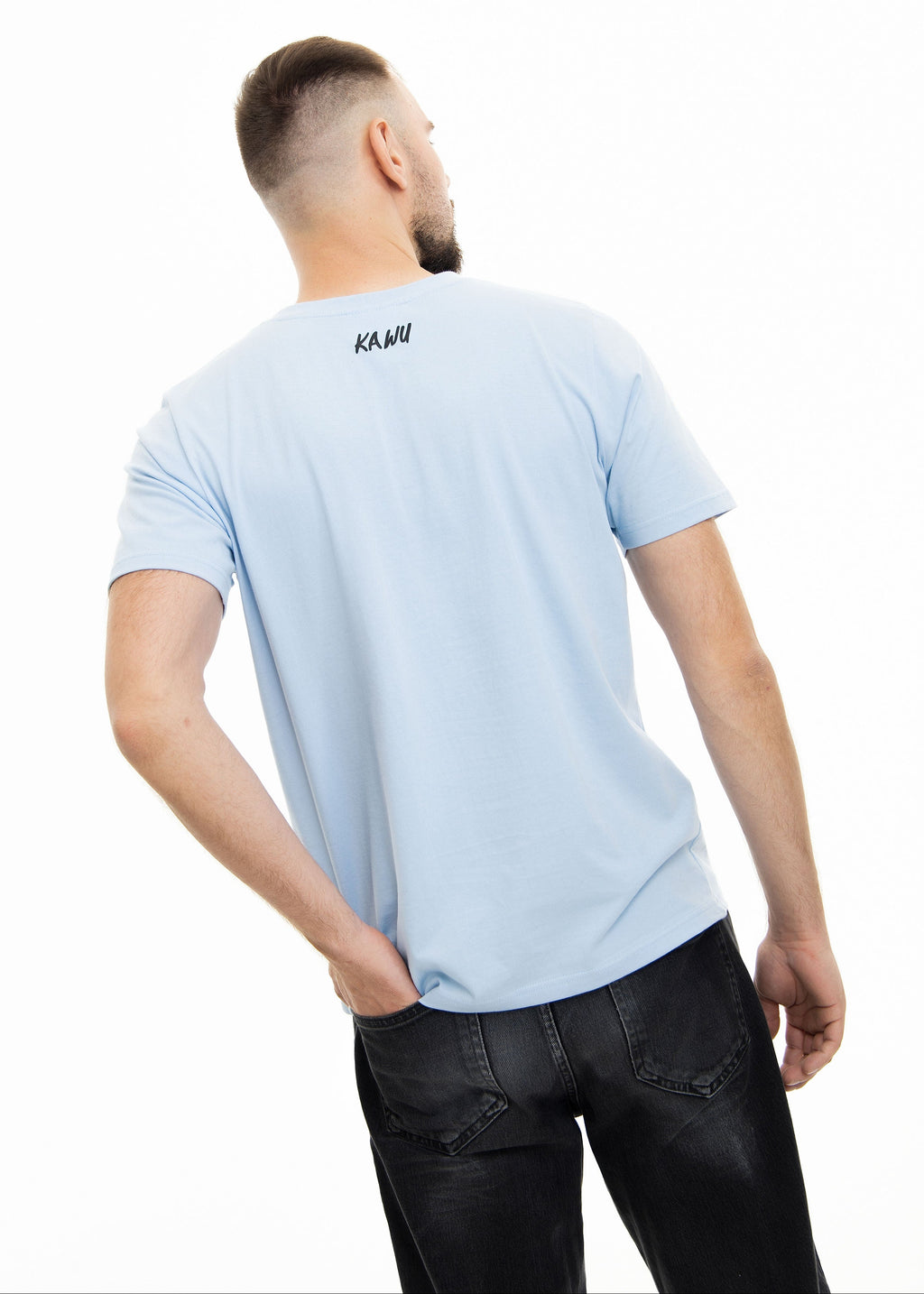 T-Shirt Mistrzowski Koziołek 2026-Błękitny