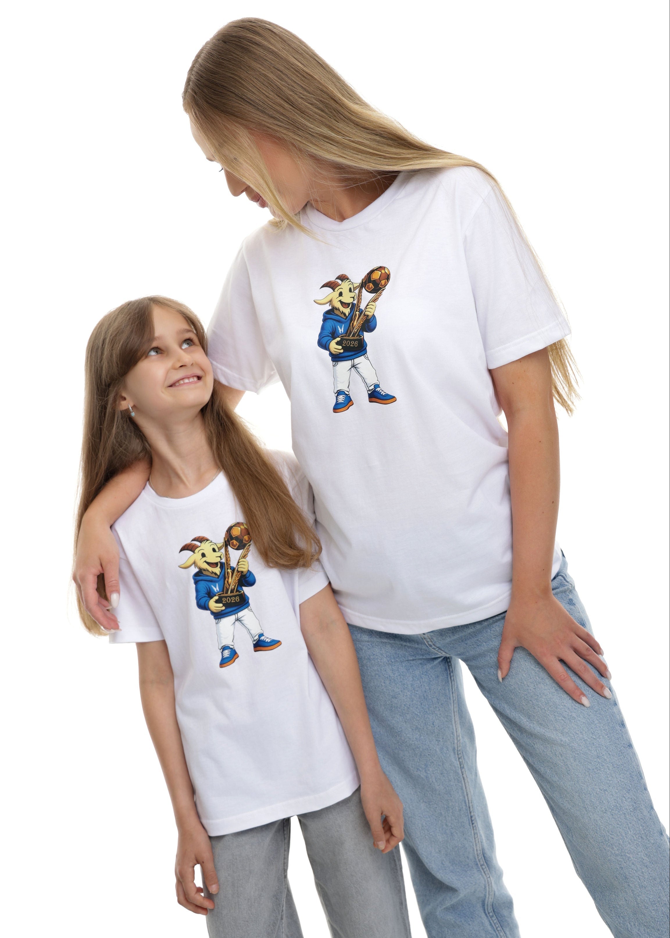 T-Shirt Mistrzowski Koziołek 2026- Biały